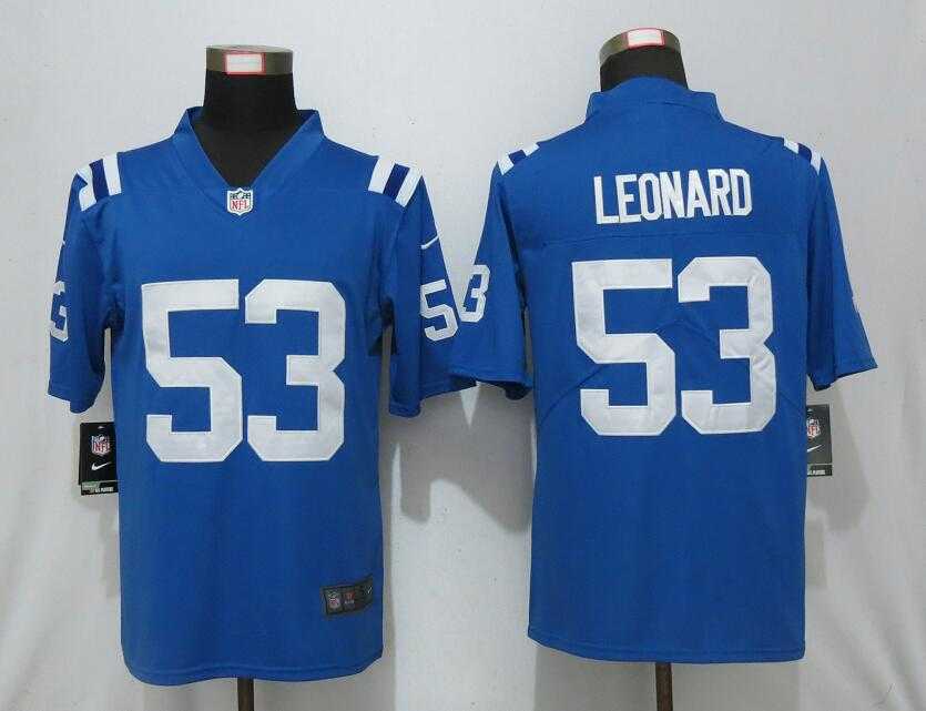 Nike Indianapolis Colts 53 Leonard Blue Vapor Untouchable Limited Jersey,We sell and wholesale Nike Indianapolis Colts 53 Leonard Blue Vapor Untouchable Limited Jersey on line form chian!